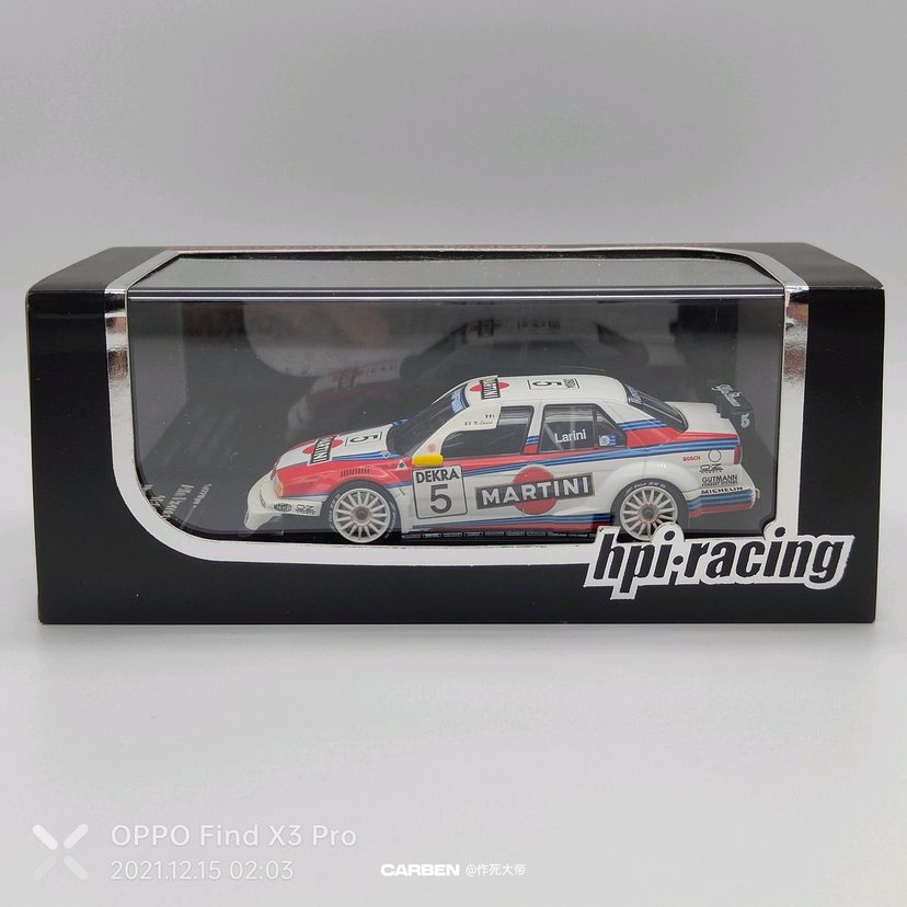 hpi 1/43 Alfa Romeo 155 V6 Ti ITC Martini Racing 1996 ITC_CARBEN车