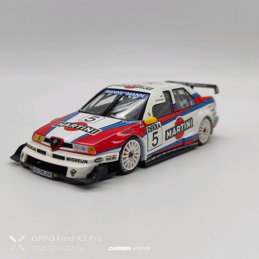 hpi 1/43 Alfa Romeo 155 V6 Ti ITC Martini Racing 1996 ITC_CARBEN车